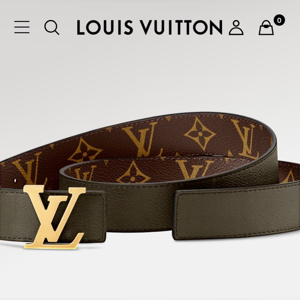 Louis Vuitton Initials 30mm Reversible Belt NWT